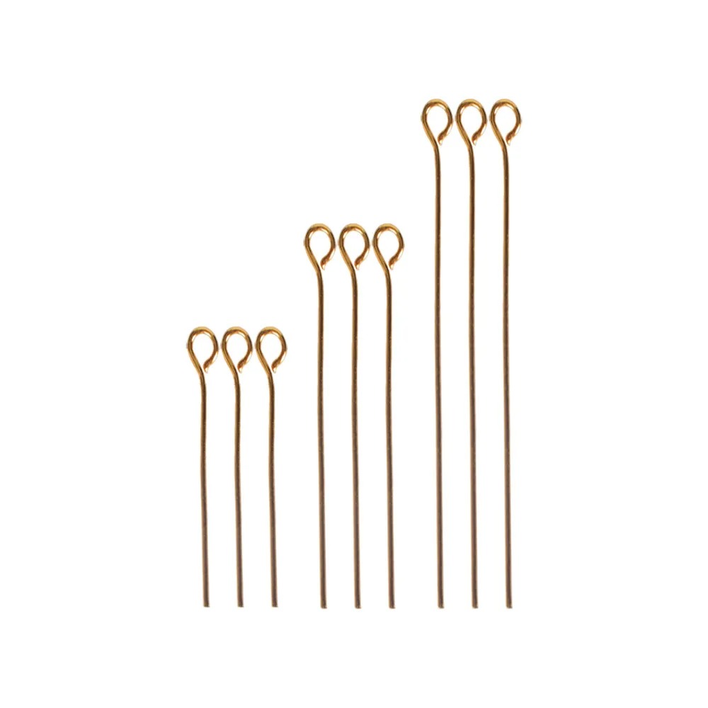Jewelry Making Jig - 200個入り 16mm 20mm 30mm ミニメタルワイヤーアイピン ビーズ用