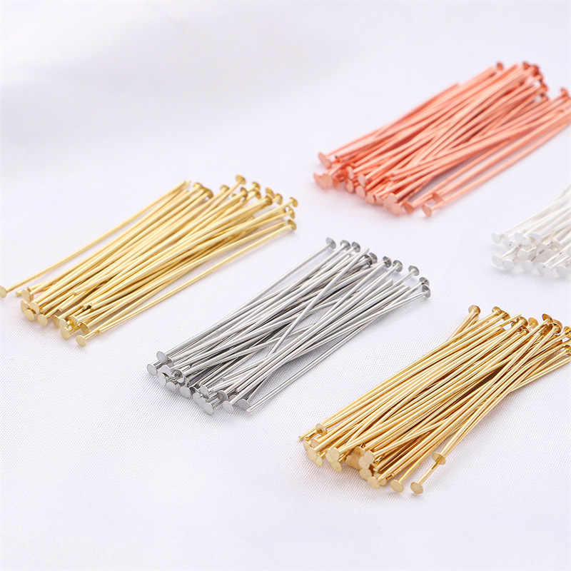 50個/パック 925スターリングシルバー フラットヘッドピ - Jewelry Making Jig のレビューと価格