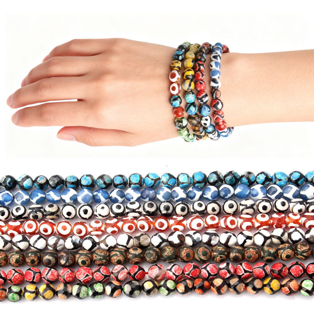 8 ミリメートル/ストリング天然石ファセット瑪瑙ラウンドビー - Jewelry Making Stones のレビューと価格