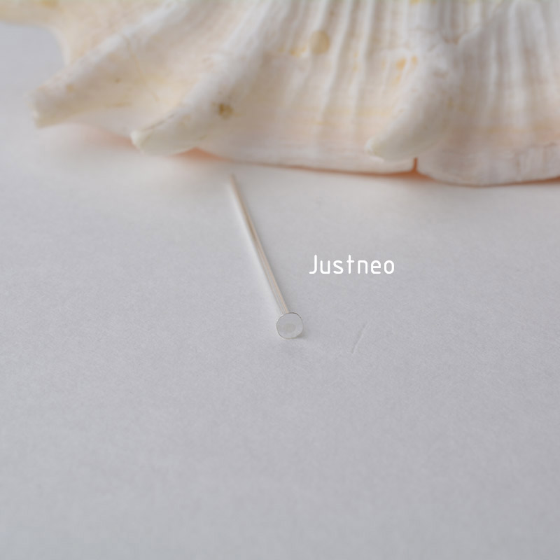 925スターリングシルバーフラットヘッドピン、シルバーTピン - Jewelry Making Jig のレビューと価格