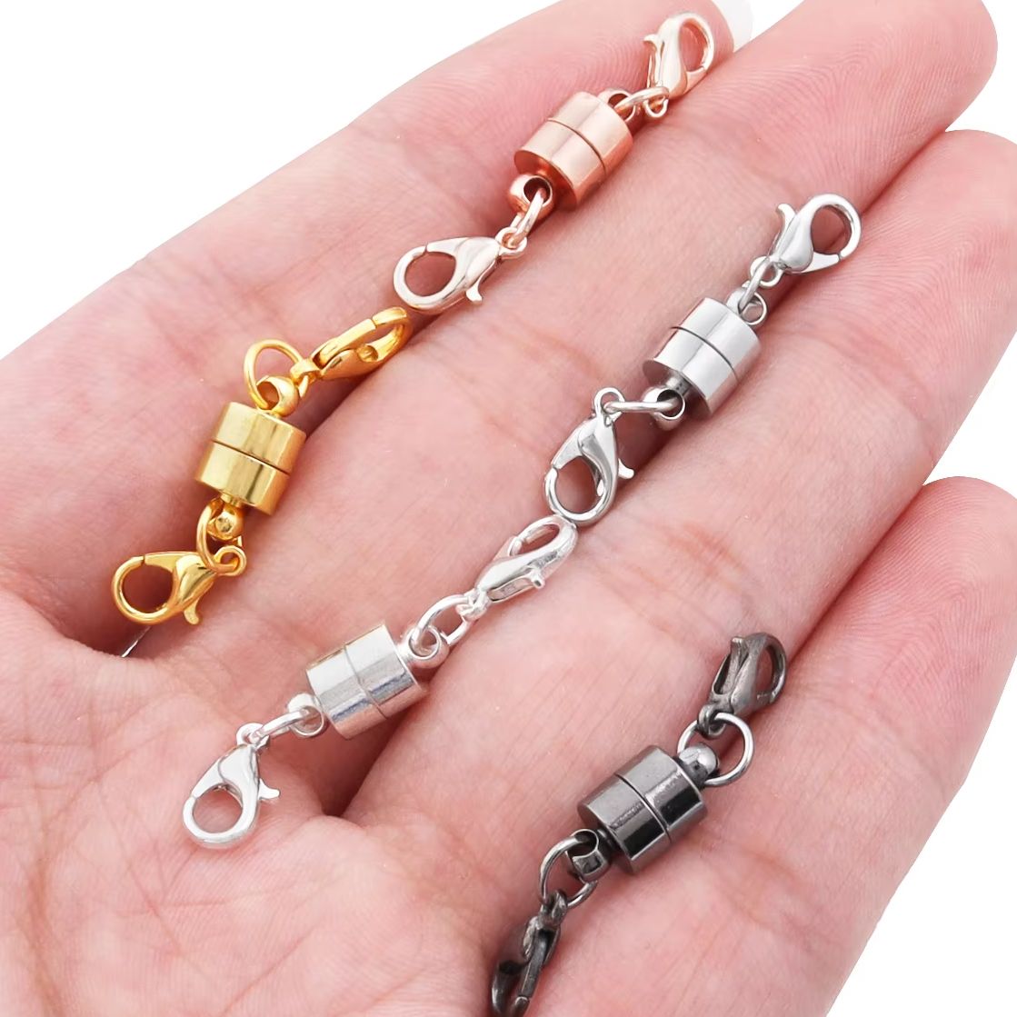 5 セット/ロット磁気クラスプロブスタークラスプジュエリー作 - Jewelry Making School のレビューと価格