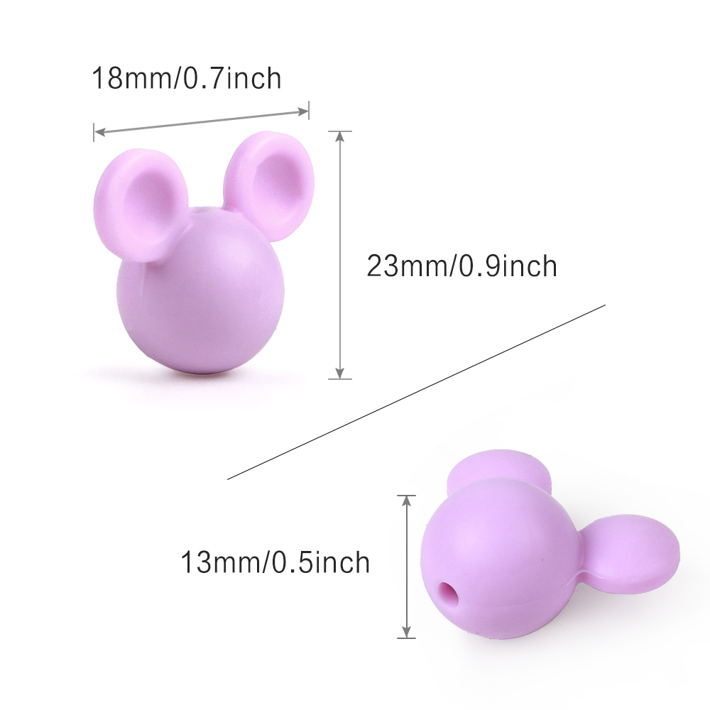 10 個のシリコーンビーズマウスヘッドビーズジュエリーメイキ - Jewelry Making Jig のレビューと価格
