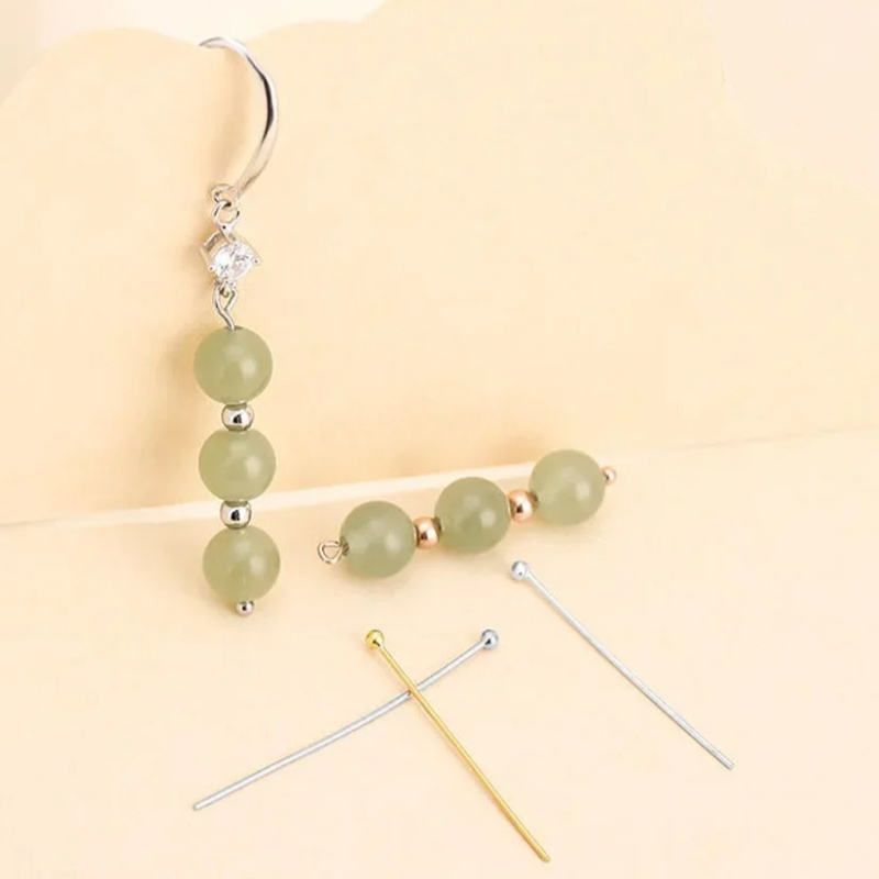 100 個ステンレス鋼ボールピンシルバーゴールドメッキヘッド - Jewelry Making Jig のレビューと価格